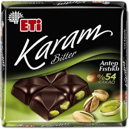 Picture of Eti Karam Bitter 54% Cocoa and Pistachio 60g