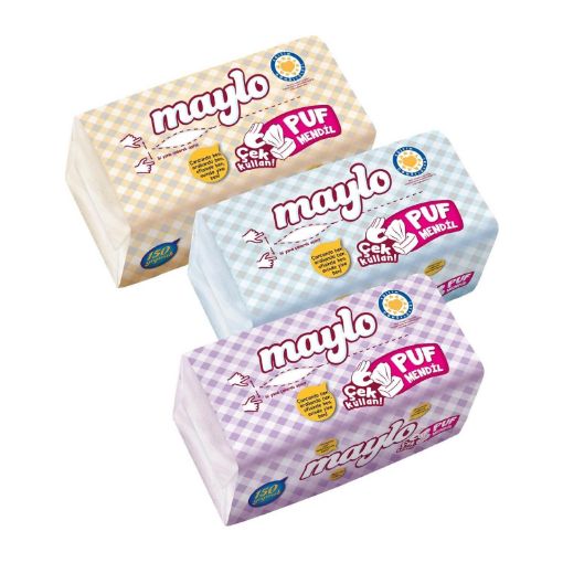 Picture of Maylo Puff Tissue 150 paper x 3