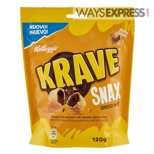 Picture of Kellogg's Krave Snay Choco Nut 120g