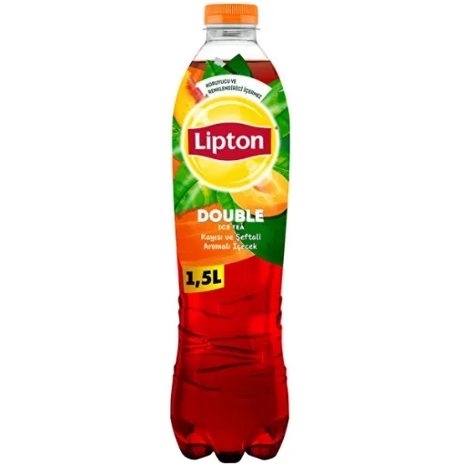 Picture of Lipton Double Ice Tea Apricot and Peach Flavored 1.5 L