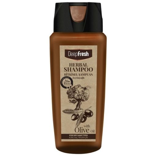 Picture of DeepFresh Herbal Shampoo with Olive Oil For Dry Hair Types 500 ml