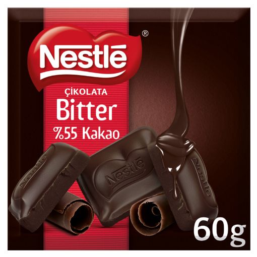 Picture of Nestle Chocolate Bitter 55% Cocoa 60 G