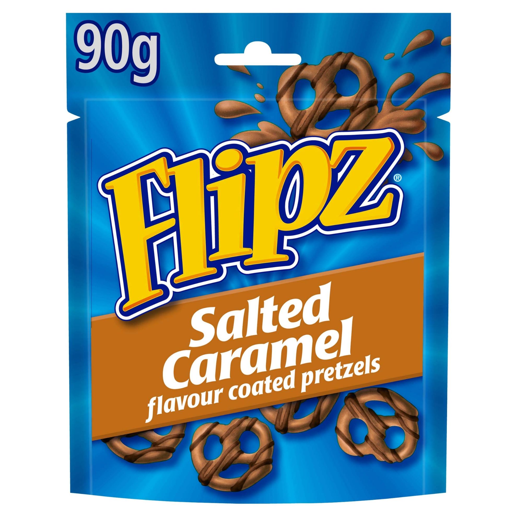 CMarket Flipz Salted Caramel Flavored Covered Pretzels 90g