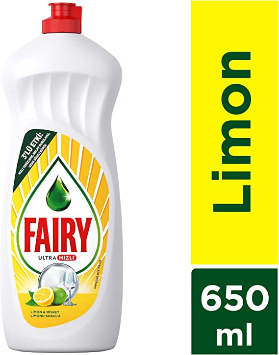 CMarket Fairy Liquid Dishwashing Liquid Lemon 650 ml