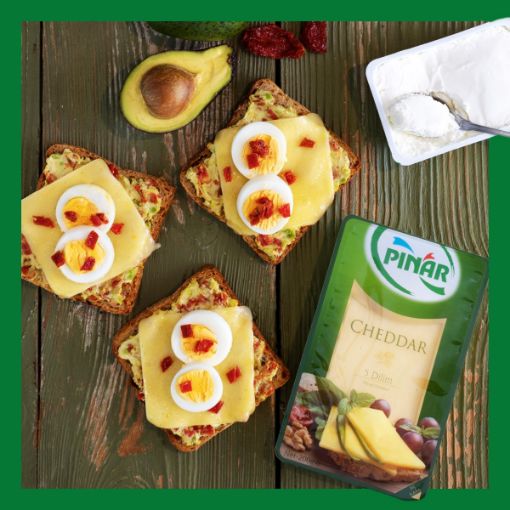 Picture of Pinar Sliced Cheddar Cheese 200g