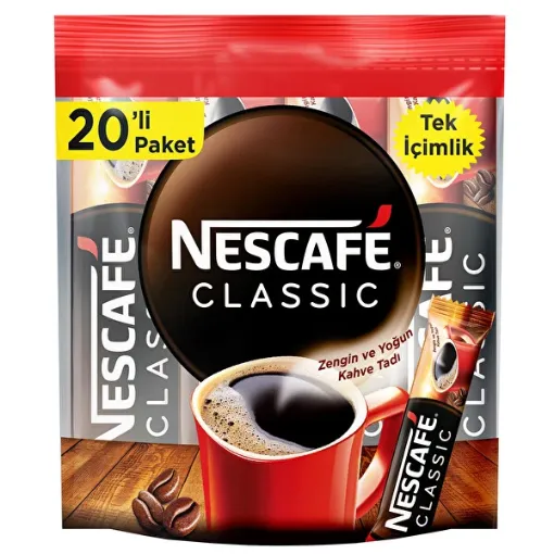 Picture of Nescafe Classic Rich and Intense Coffee Taste Pack of 20