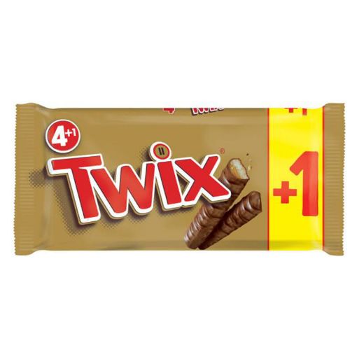 Picture of Twix 4 + 1 Packs 250g