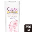 Picture of Clear Women Anti-Dandruff Shampoo Soft Shiny Cherry Blossom Essence & Keratin 350 ml