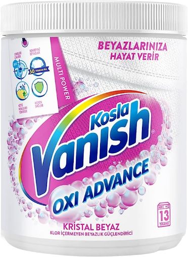 Picture of Vanish Kosla Multipower Oxi Advance Stain Remover & Detergent Booster Powder for Whites 400 g