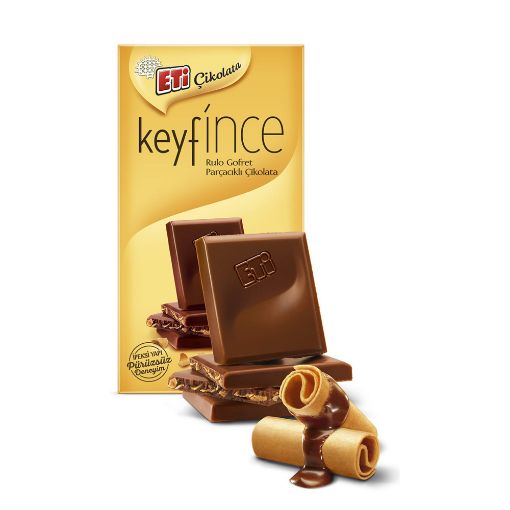 Picture of Eti Keyfince Rolled Wafer Chocolate Chip 27 Gr