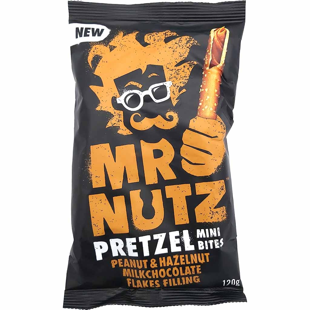 CMarket Mr Nutz Pretzel Mini Bites Peanuts, Hazelnut Milk Chocolate