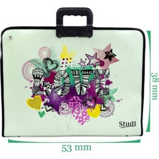 Picture of Studi Patterned Project Bag 38 cm x 53 cm