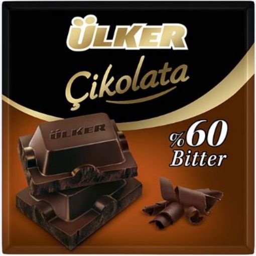 Picture of Ulker Chocolate 60% Cocoa Bitter Chocolate 64 G