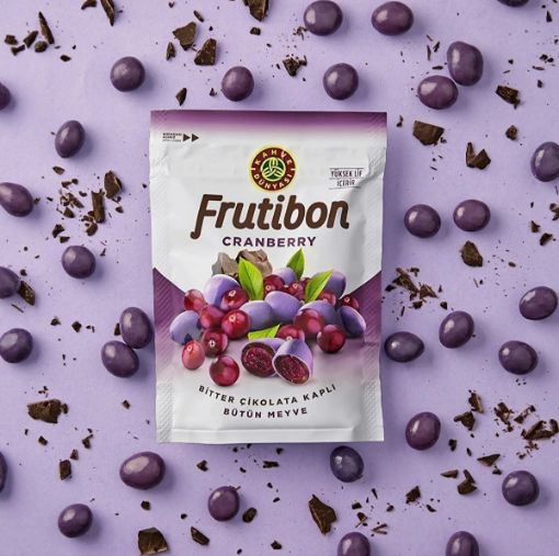 Picture of Kahve Dunyasi Frutibon Cranberry Dark Chocolate Covered 50 G
