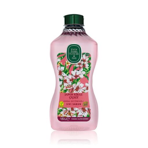 Picture of Eyup Sabri Tuncer 1923 Japanese Cherry Blossom Natural Olive Oil Liquid Soap 1.5 L