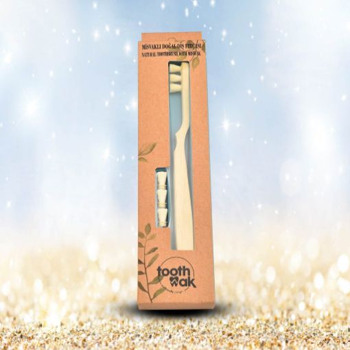 Picture of Toothwak Natural Toothbrush With Miswak and 3 Changeable Heads
