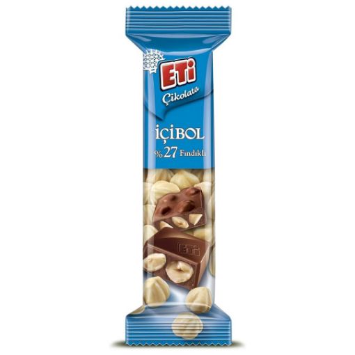 Picture of Eti Icibol Chocolate 27% with Hazelnuts 30 G