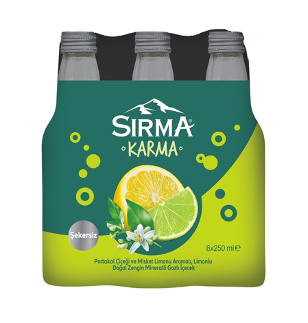 CMarket | Sirma Sugar Free Mixed Orange Blossom and Lime Flavored 6 x ...