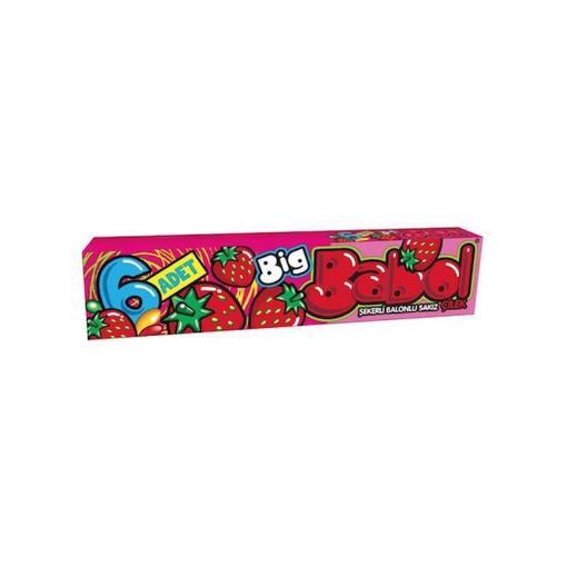 Picture of Big Babol Strawberry Flavored 27 G