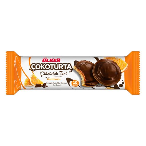 Picture of Ulker Çokoturta Orange & Chocolate Tart Biscuit 108 g