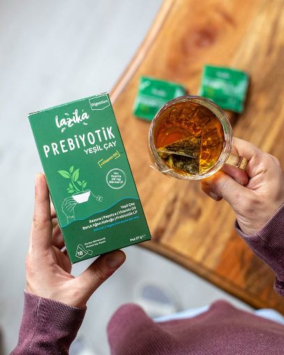 Picture of Lazika Probiotic Green Tea 18 sachets