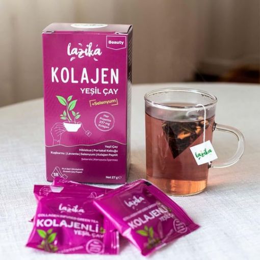 Picture of Lazika Collagen Green Tea 18 sachets