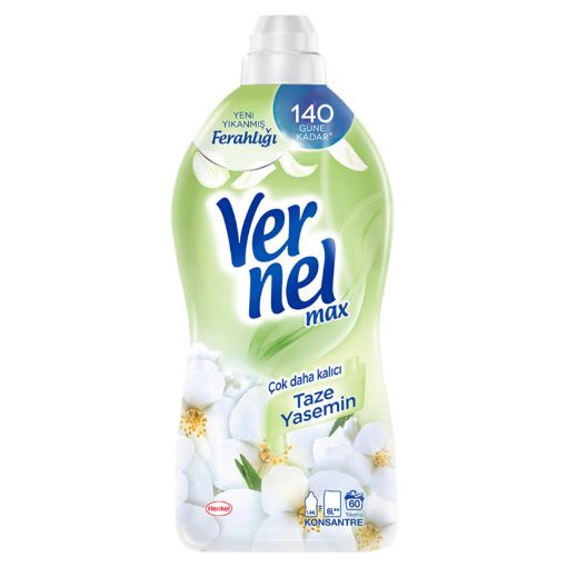 Picture of Vernel Max Concentrated Fabric Softener 1440ml (60 Washes) Fresh Jasmine