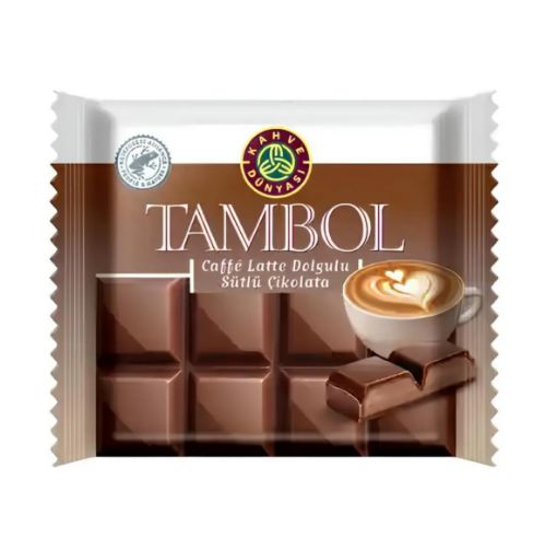 Picture of Kahve Dunyasi Tambol Caffe Latte Filled Milk Chocolate 100 g