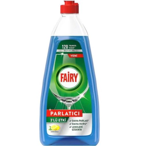 Picture of Fairy Triple Action Dishwasher Rinse, Liquid, Lemon Scented, 360 ml
