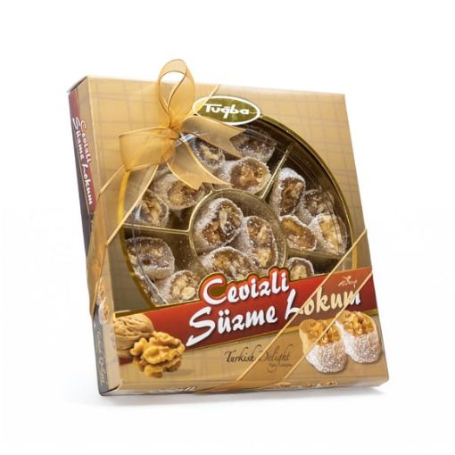 Picture of Tugba Rich Walnuts Strained Turkish Delight 400 gr