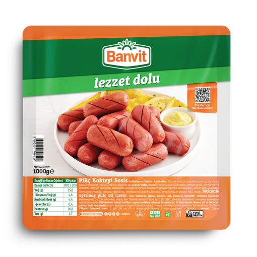 Picture of Banvit Chicken Cocktail Sausage 1000 G