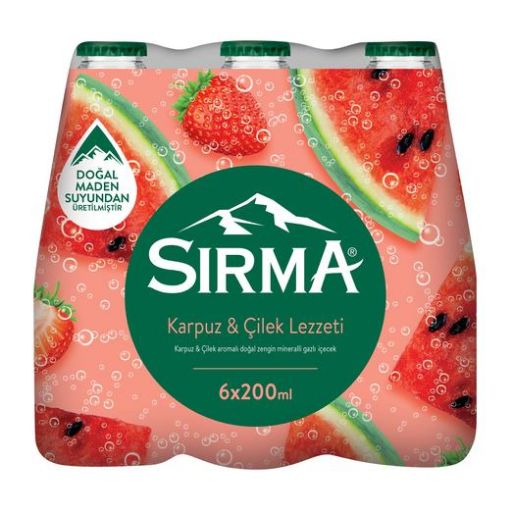 Picture of Sirma Watermelon and Strawberry 6x200ml