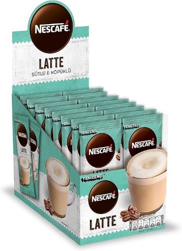 Picture of Nescafe Latte Instant Coffee Mix with Milk and Foam 14.5 g x 24 PCs