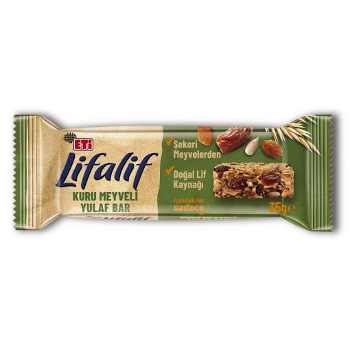 Picture of Eti Lifalif Dried Fruit Oatmeal Bar 35 G