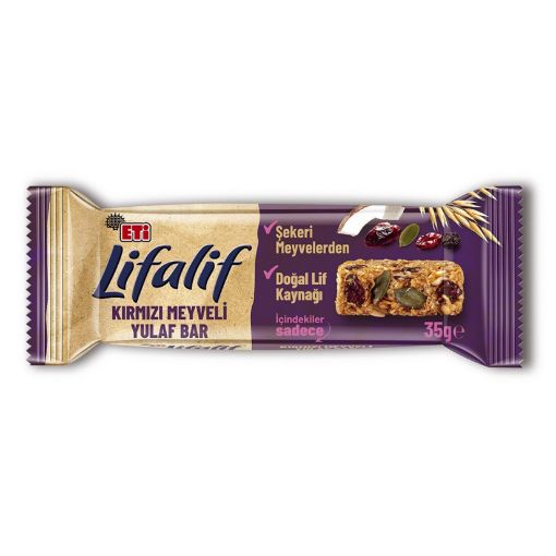 Picture of Eti Lifalif Oatmeal Bar with Red Fruit 35 G