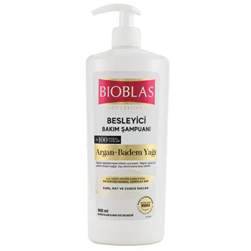Picture of Bioblas Nourishing Care Shampoo Argan and Almond Oil 900 ml