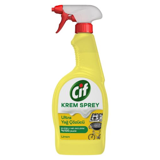 Picture of Cif Cream Spray Ultra Degreaser Surface Cleaner Lemon 750 ml
