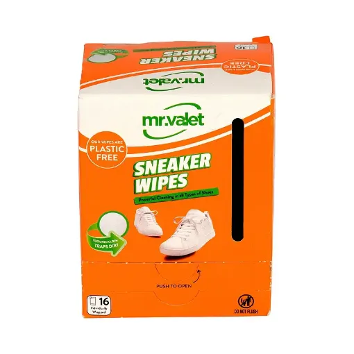 Picture of  Mr. Valet Sneaker Wipes 16 Single Wipes