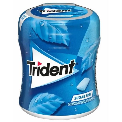 Picture of Trident Sugar Free Fresh Peppermint Flavor 82.6 G