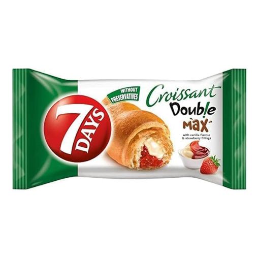 Picture of 7 days Double Max Croissant Vanilla and Strawberry Filling 92 G