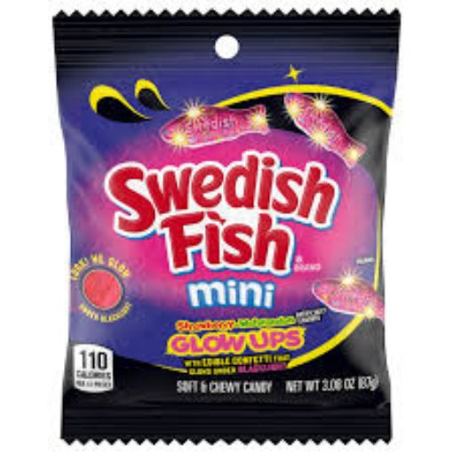 Picture of Swedish Fish Mini Glow Ups 87 G