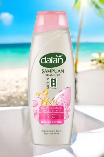 Picture of Dalan Bioton B Complex Shampoo for Strong and Shiny, Weak and Dull Hair, Herbal Keratin 450 ml