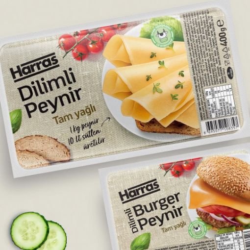 Picture of Harras Sliced ​​Cheese Full Fat 400 g