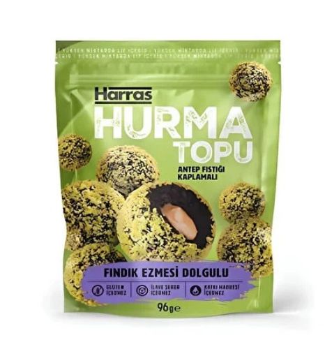 Picture of Harras Date Ball Coated with  Pistachio 96 G