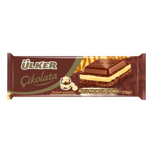 Picture of Ulker Chocolate Banana Magnolia Flavor 215g