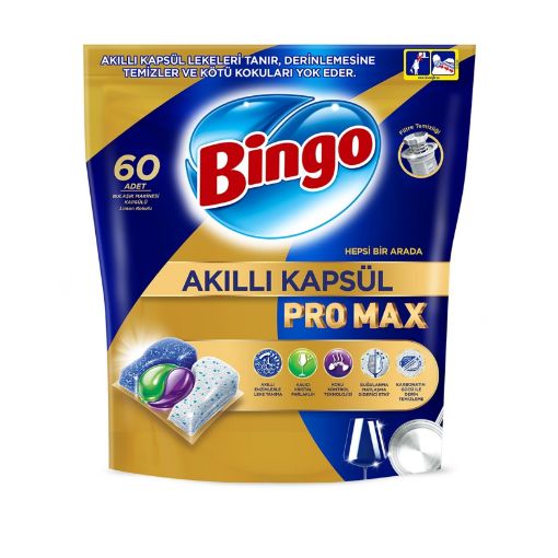 Picture of Bingo Smart Capsule Pro Max Lemon Scented 60-Pack 822g