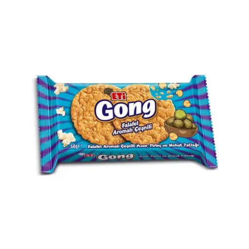 Picture of Eti Gong Falafel Flavored Corn, Rice and Chickpea Puffs 68g