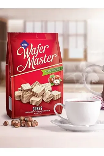 Picture of Cizmeci Time Wafer Master Hazelnut and Creamy Cubes 200g
