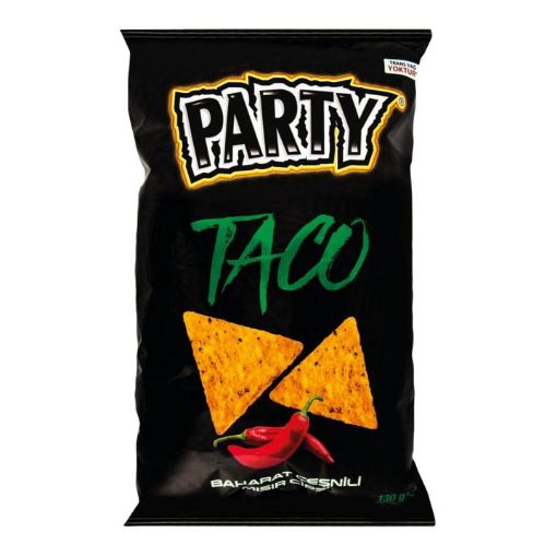 Picture of Party Taco Spicy Flavored Corn Chips 130g