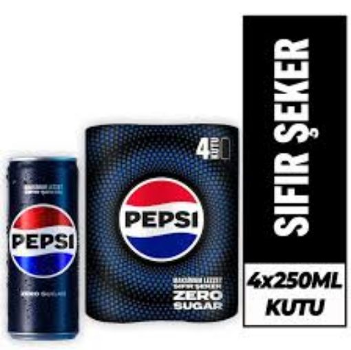 Picture of Pepsi Zero Sugar 4 x 250 ml